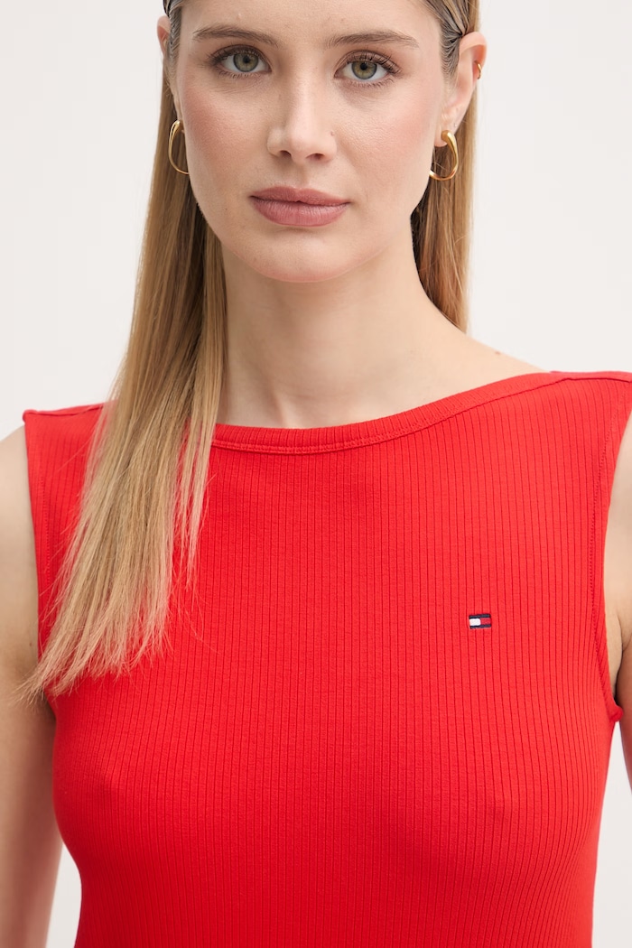Tommy Hilfiger šaty červená WW0WW49312