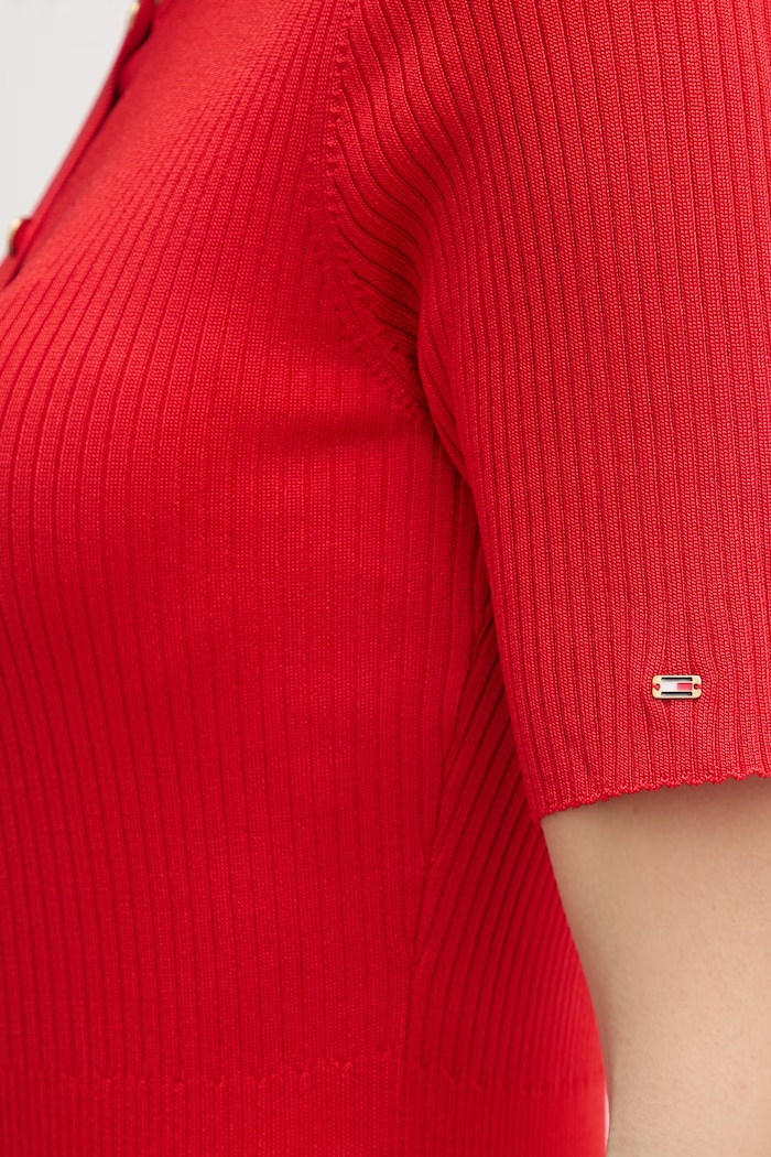 Tommy Hilfiger rochie WW0WW48521 rosu