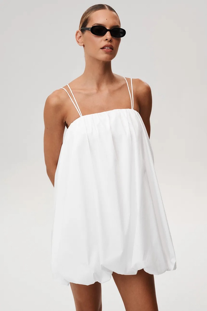 Šaty Undress Code Cloud Dress s elastanom biela 1182