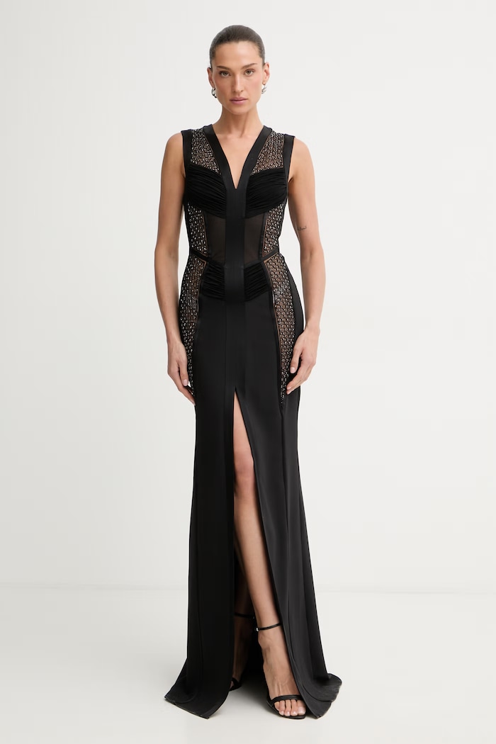 Elisabetta Franchi φόρεμα μαύρο ABR4362E2