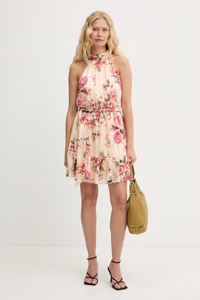 Guess šaty DANIELE W6GKAE.W2555 béžová SS26