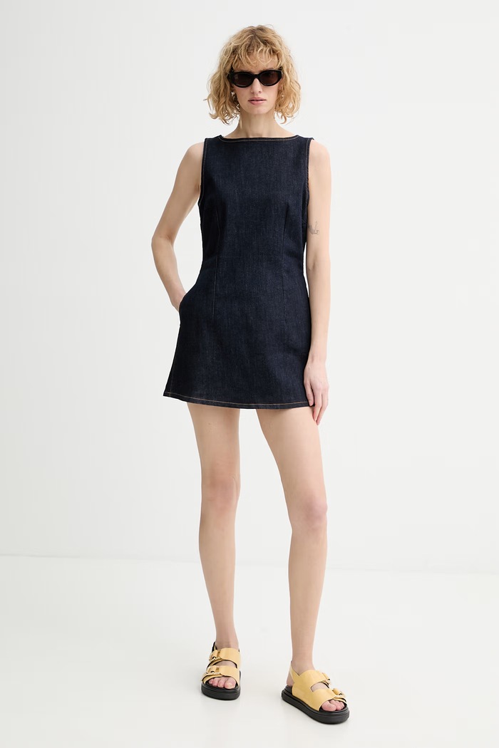 Levi's rochie jeans LITTLE DENIM 005EN bleumarin SS26