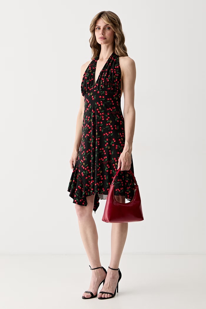 Guess sukienka rozkloszowana MARILYN MONROE W6YKAV.K6706 czarny SS26