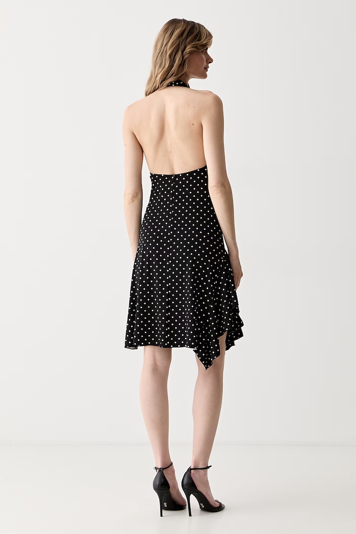Odzież Guess sukienka rozkloszowana MARILYN MONROE W6YKAV.K6706 czarny