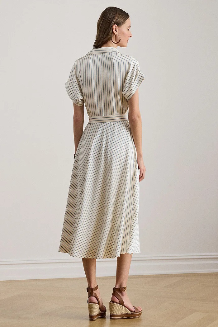 Lauren Ralph Lauren rochie 200P08876 bej SS26