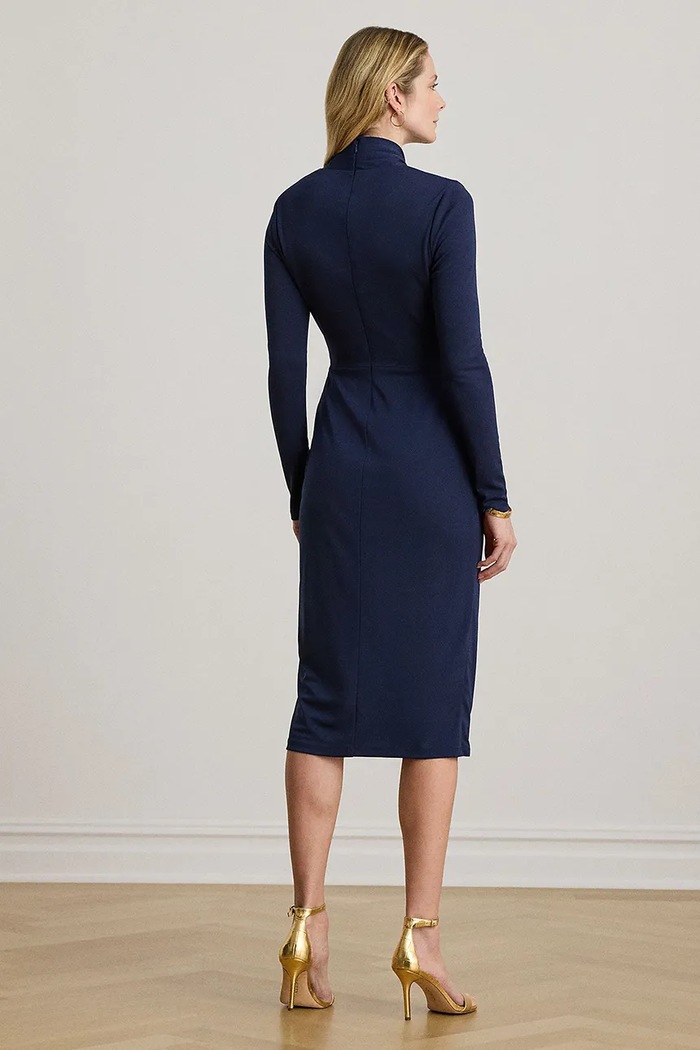 Lauren Ralph Lauren malé čierne šaty 200P09087 tmavomodrá SS26