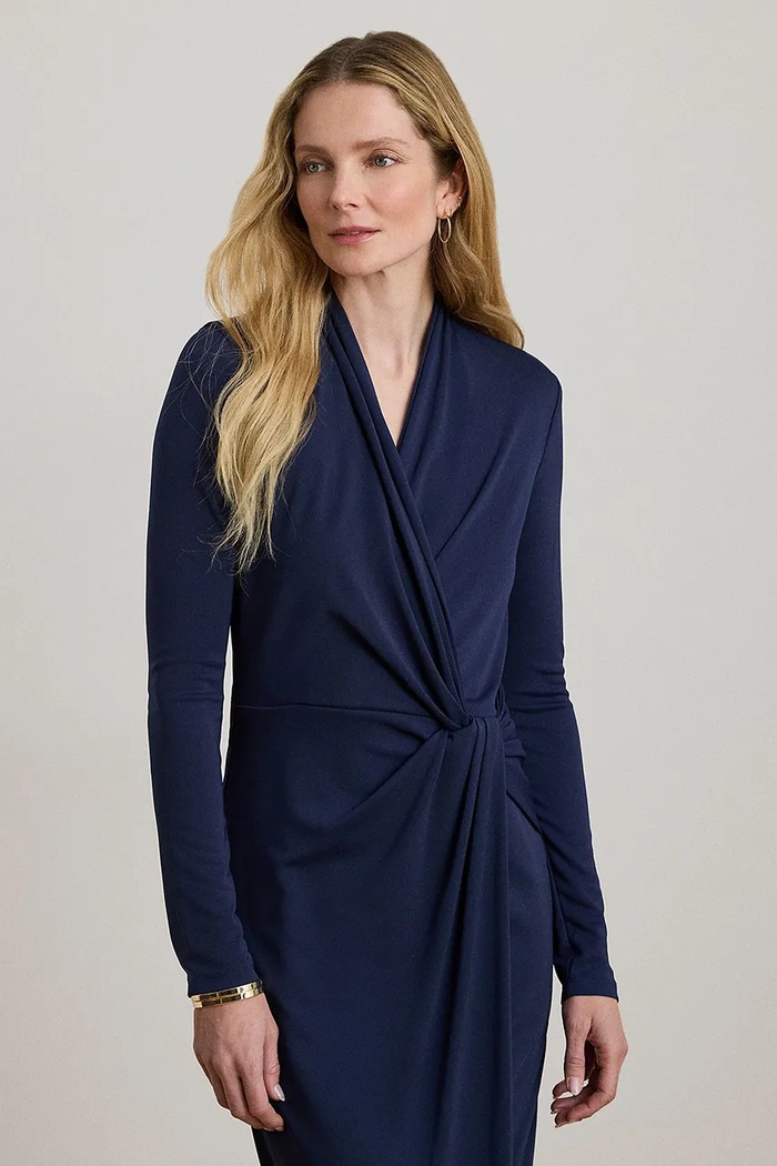 Oblečenie Lauren Ralph Lauren malé čierne šaty 200P09087 tmavomodrá