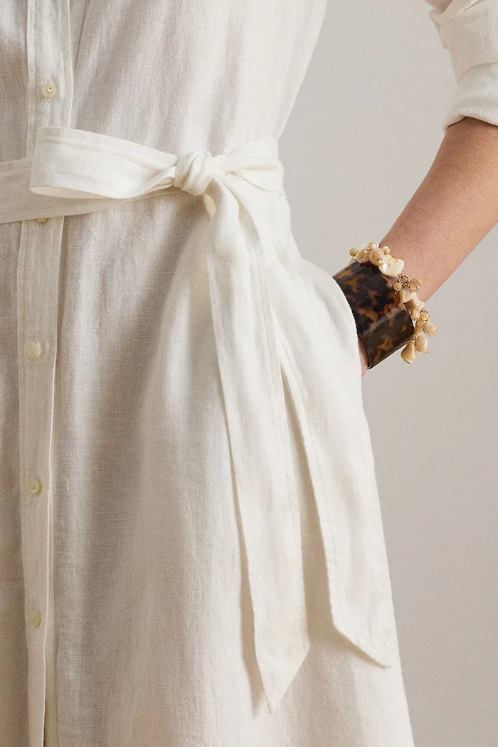 Lauren Ralph Lauren rochie din in alb 200P13687