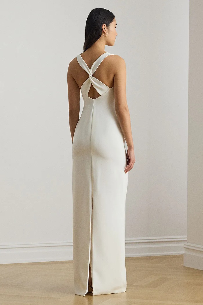 Lauren Ralph Lauren φόρεμα 253P08933 λευκό SS26