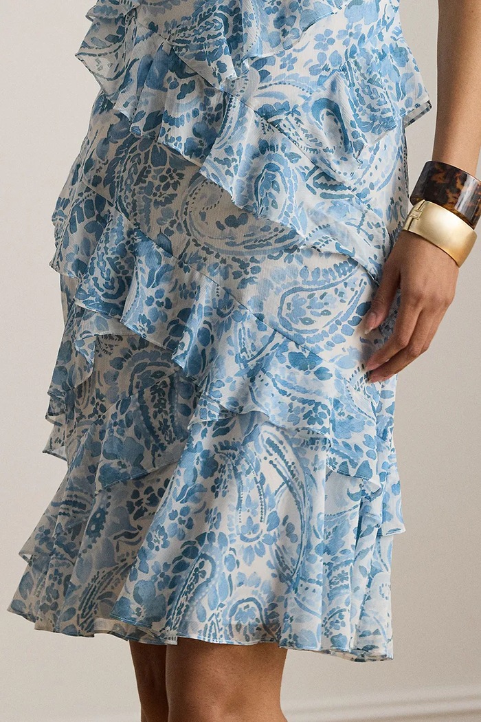 Lauren Ralph Lauren šaty modrá 253P11986