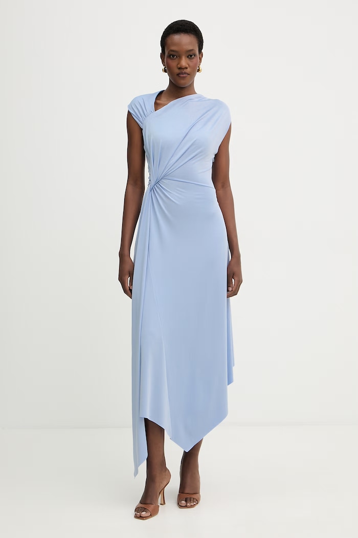 Victoria Beckham φόρεμα 1226JDR007199A μπλε SS26