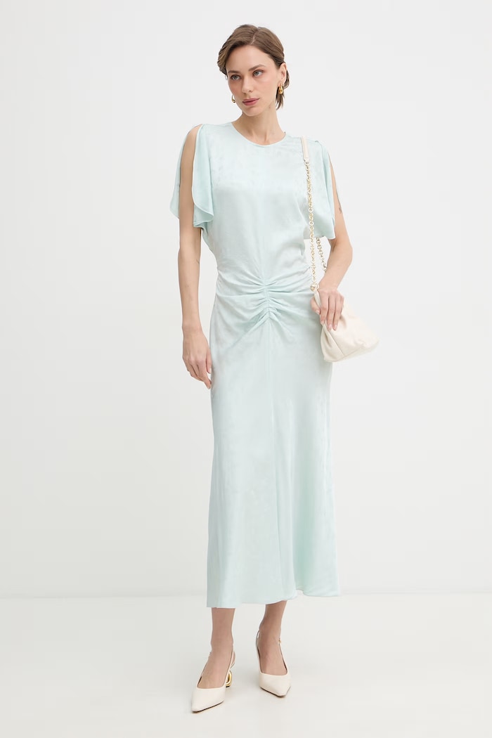 Victoria Beckham vestito in viscosa 1226WDR005227T verde SS26
