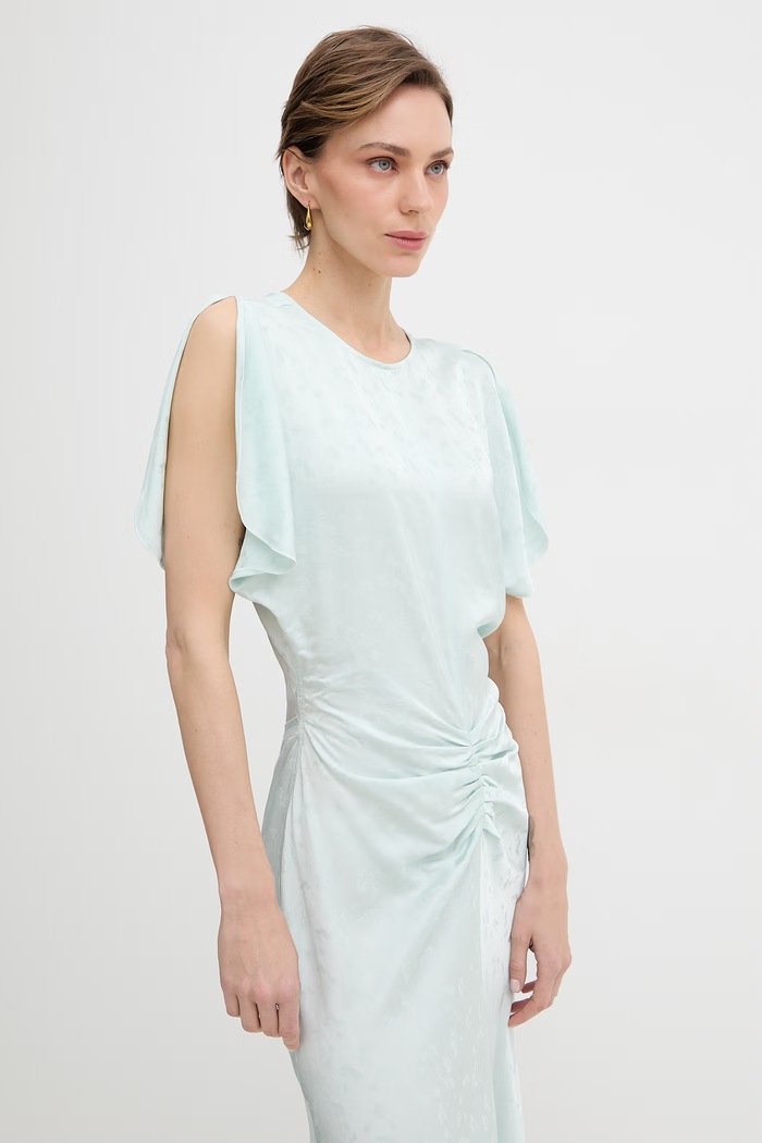 Victoria Beckham vestito in viscosa verde 1226WDR005227T