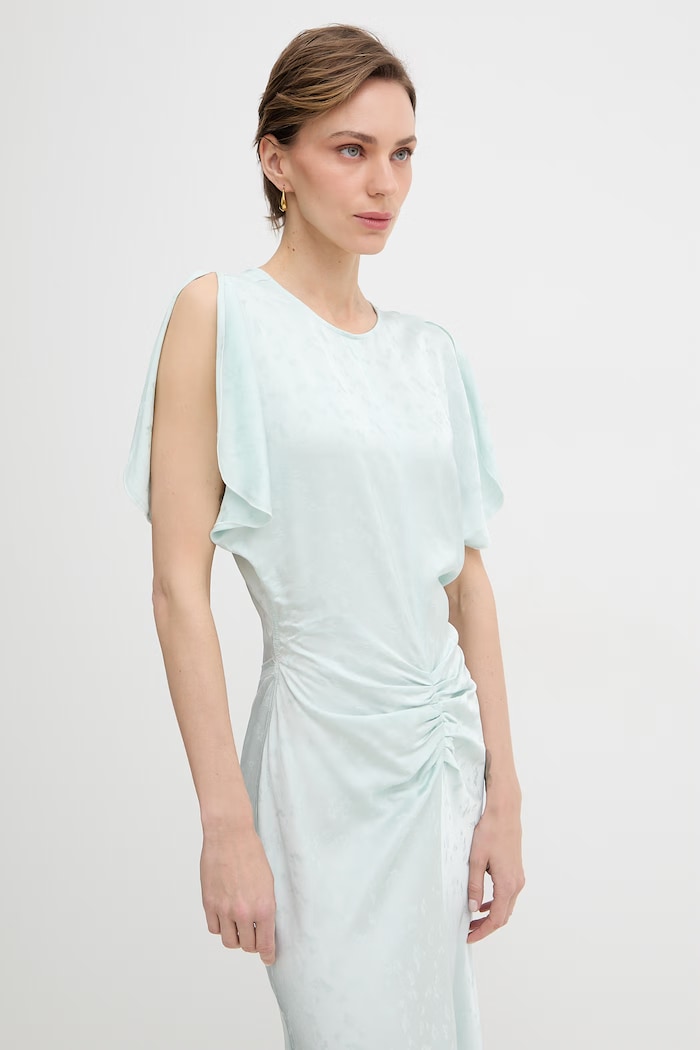 Victoria Beckham vestito in viscosa verde 1226WDR005227T