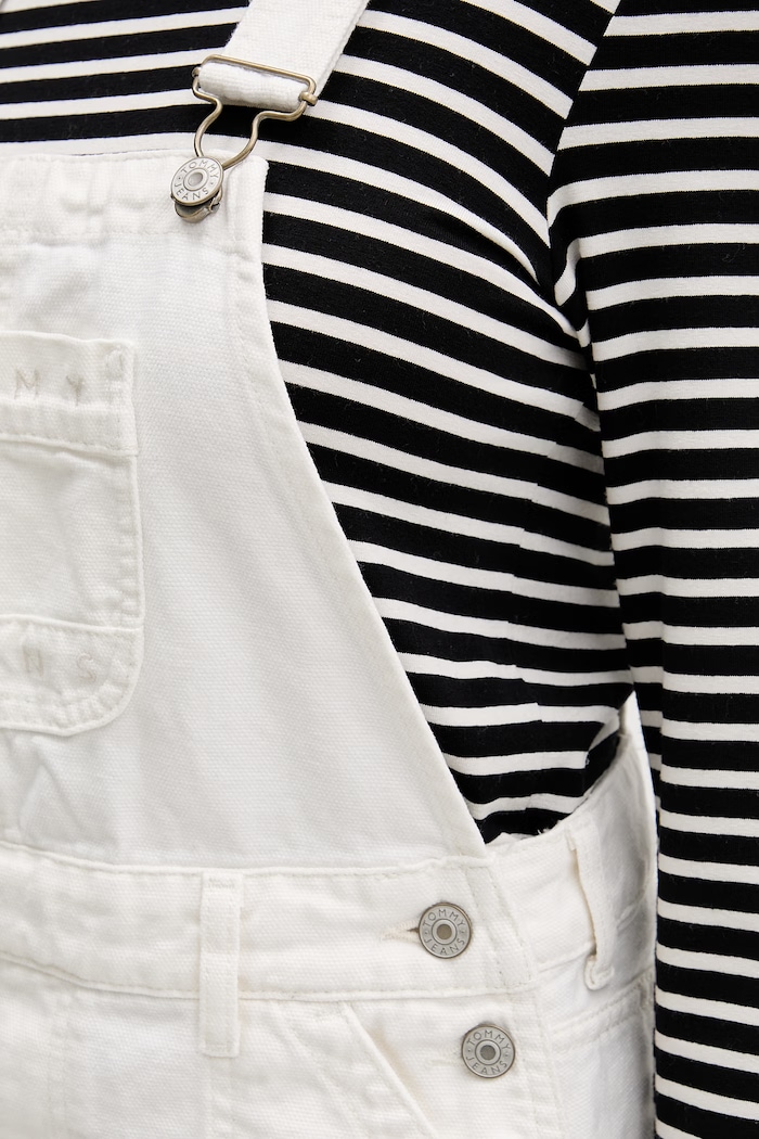 Tommy Jeans sukienka jeansowa DW0DW22002 biały