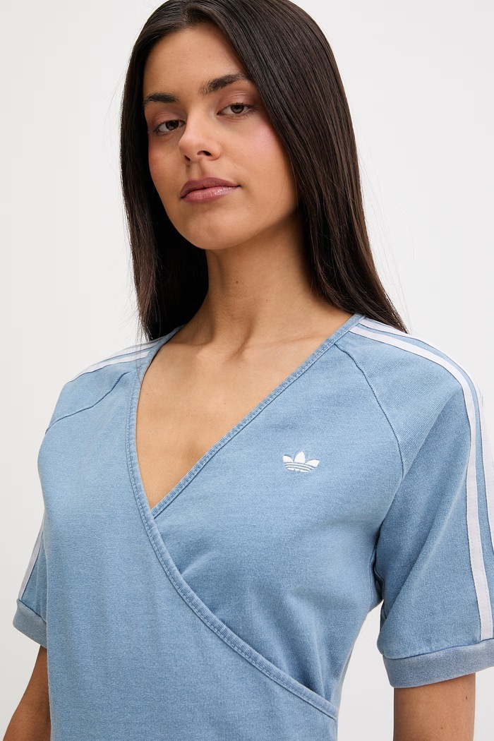 adidas Originals letné šaty bavlnené modrá KZ5056