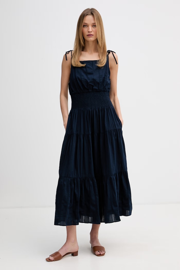 Tommy Hilfiger letné šaty tmavomodrá WW0WW51052