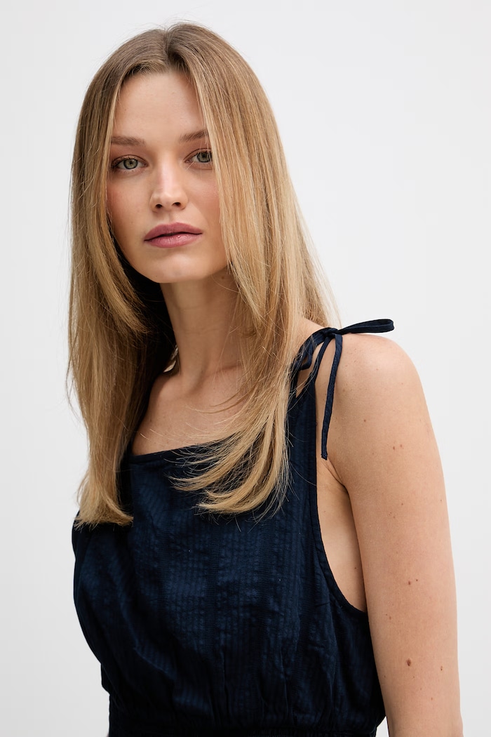 Tommy Hilfiger letné šaty tmavomodrá WW0WW51052
