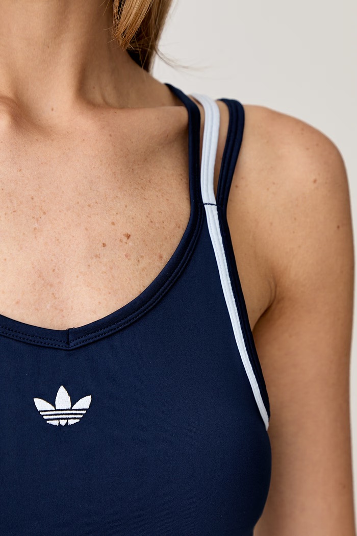 adidas Originals φόρεμα bodycon KY8124 σκούρο μπλε