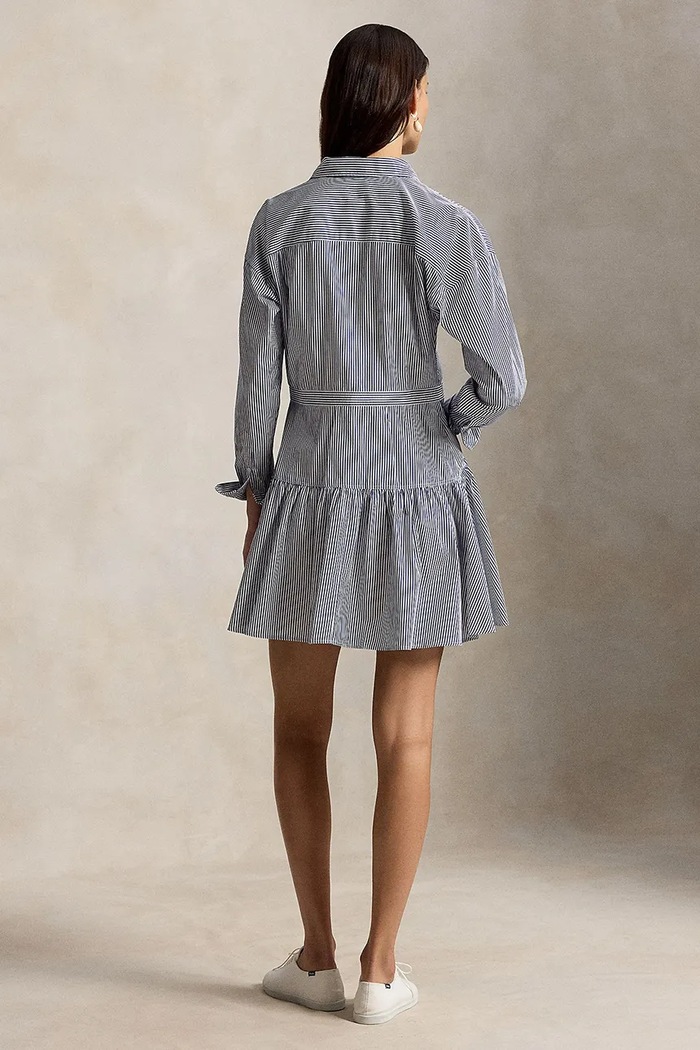 Polo Ralph Lauren sukienka bawełniana 211B22754 niebieski SS26