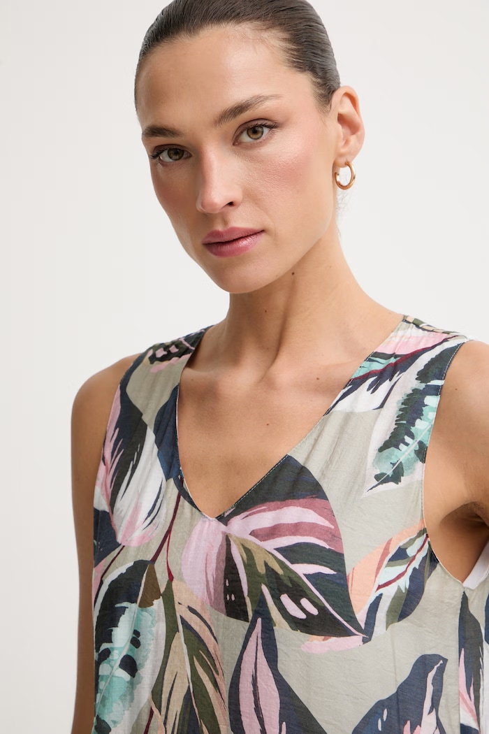 Marc Aurel rochie de vară cu vâscoză verde 6028B11192