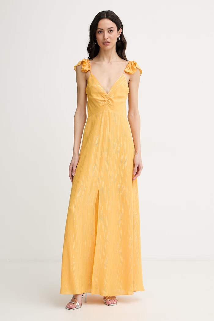 Forte Forte sukienka z wiskozą pomarańczowy 14892.my.dress