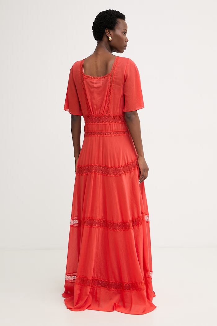 Ρούχα Forte Forte φόρεμα 14904.my.dress κόκκινο