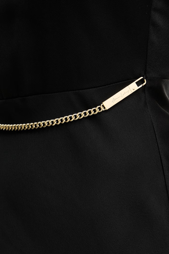 Armani Exchange šaty XW001971.AF21553 čierna