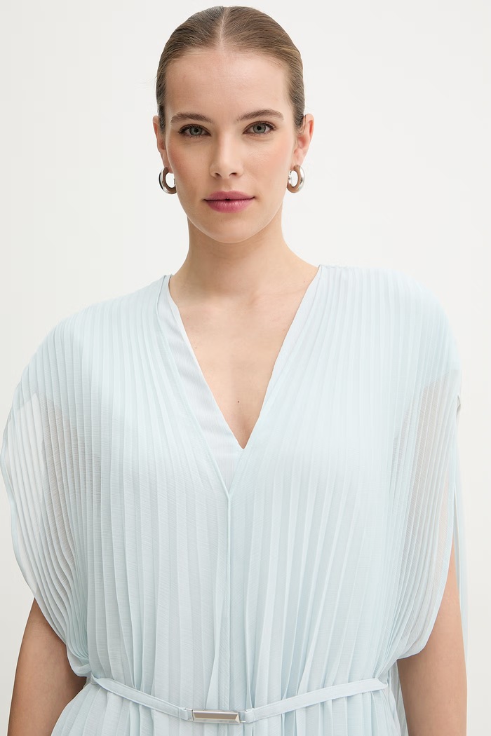 BOSS rochie Doplisse turcoaz 50558254