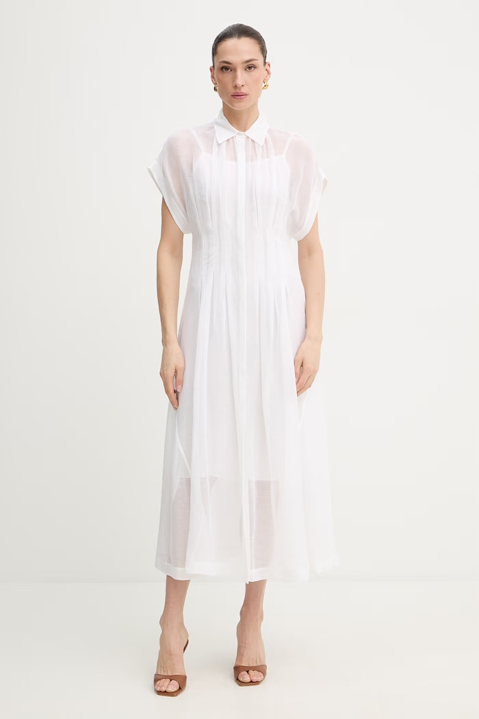 BOSS rochie cu in Davinata 50559733 bej SS26