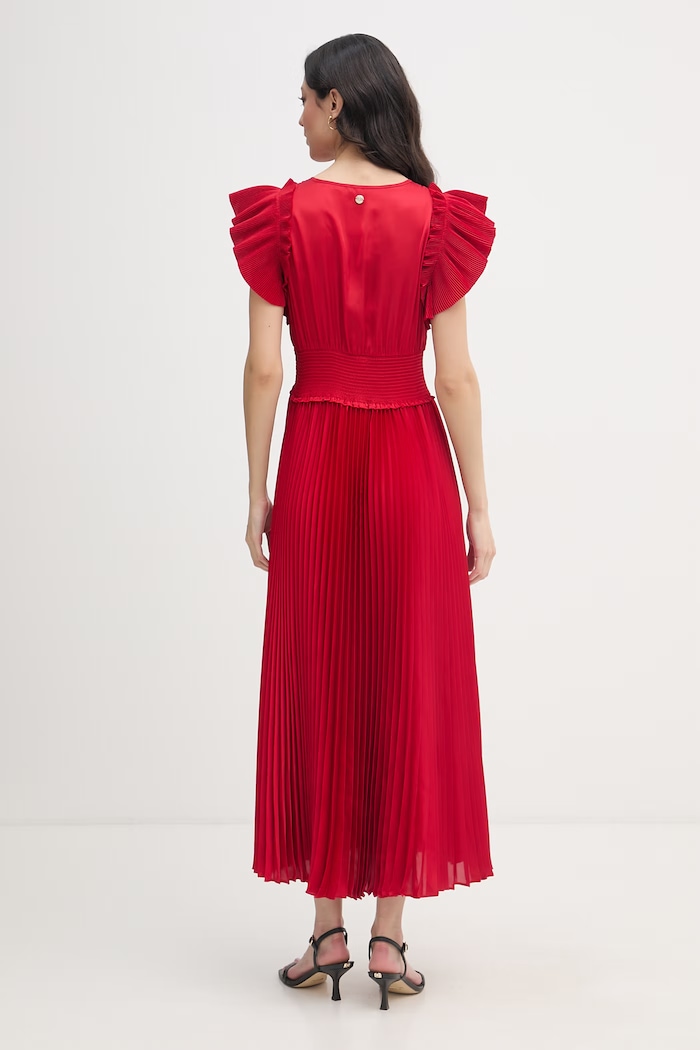 Îmbrăcăminte Joop! rochie plisată 30100585 rosu