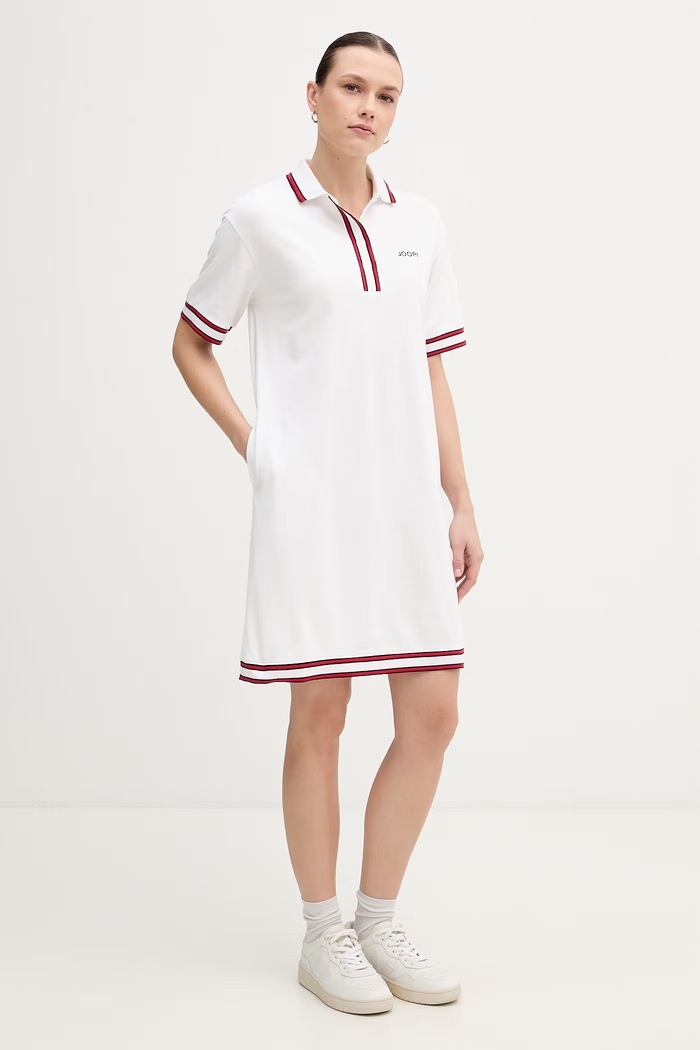Obleka Joop! 30101606 bela SS26