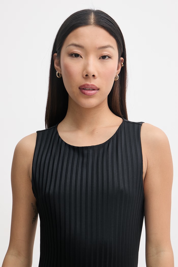 rag & bone rochie cu vâscoză Natalia negru RE1I25H316W