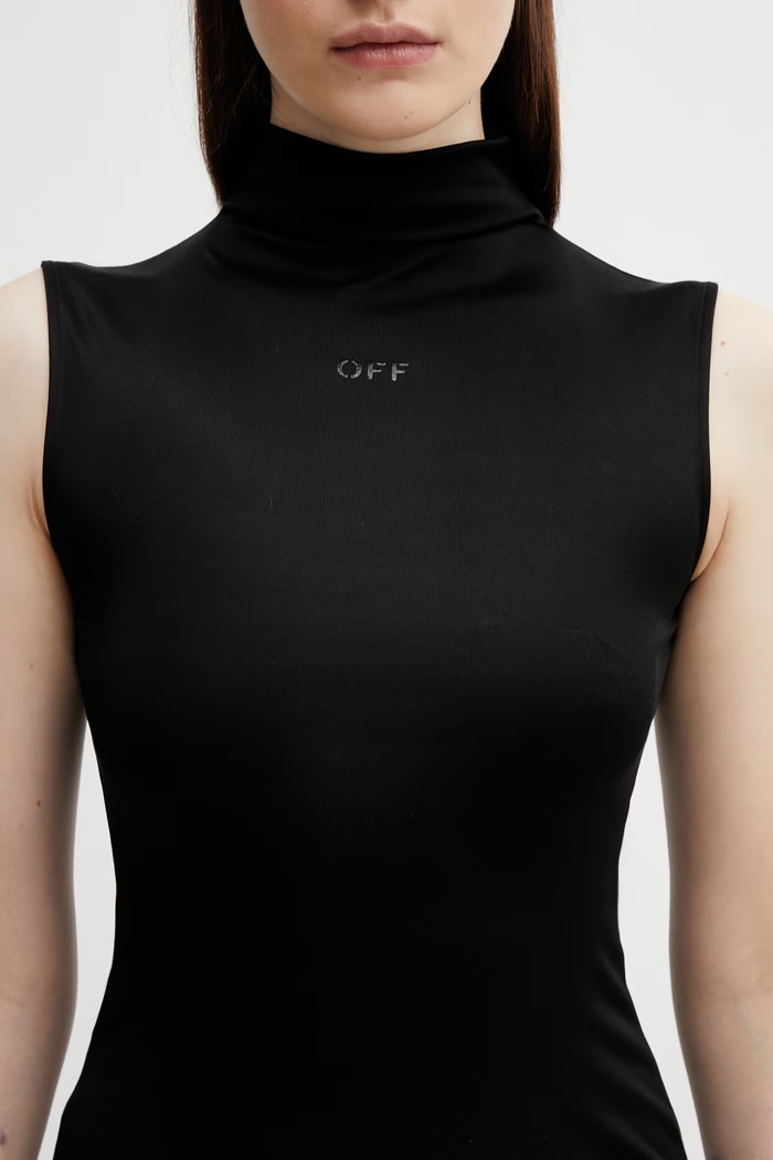 Off-White rochie negru 2DB578S26JER001