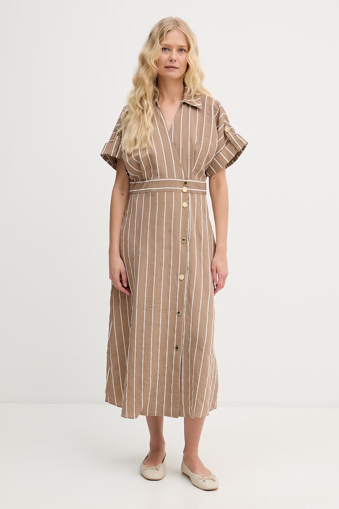 Lola Casademunt Φόρεμα καφέ MS2616037