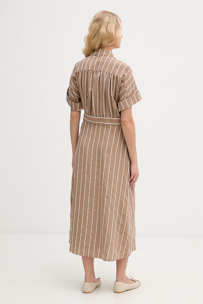 Ρούχα Lola Casademunt Φόρεμα MS2616037 καφέ
