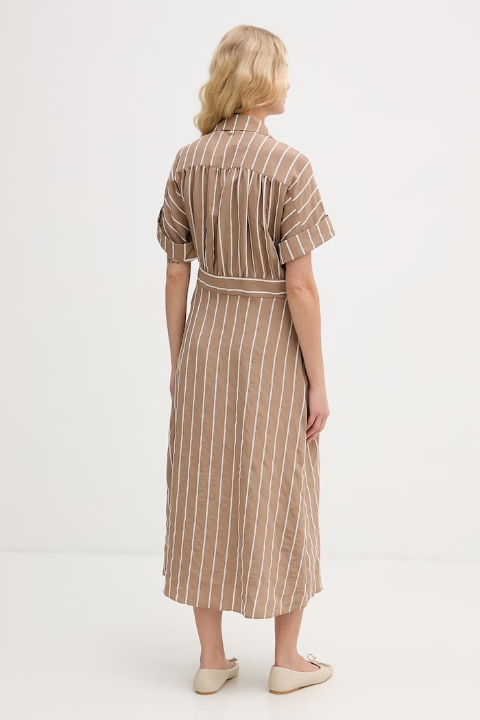Ρούχα Lola Casademunt Φόρεμα MS2616037 καφέ