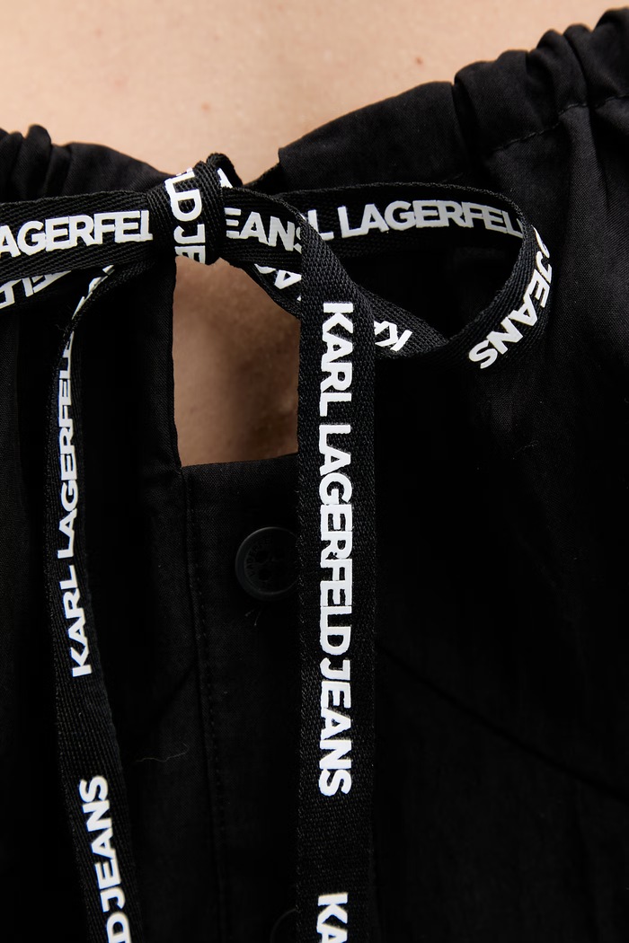 Karl Lagerfeld Jeans φόρεμα με βισκόζη B2W13037
