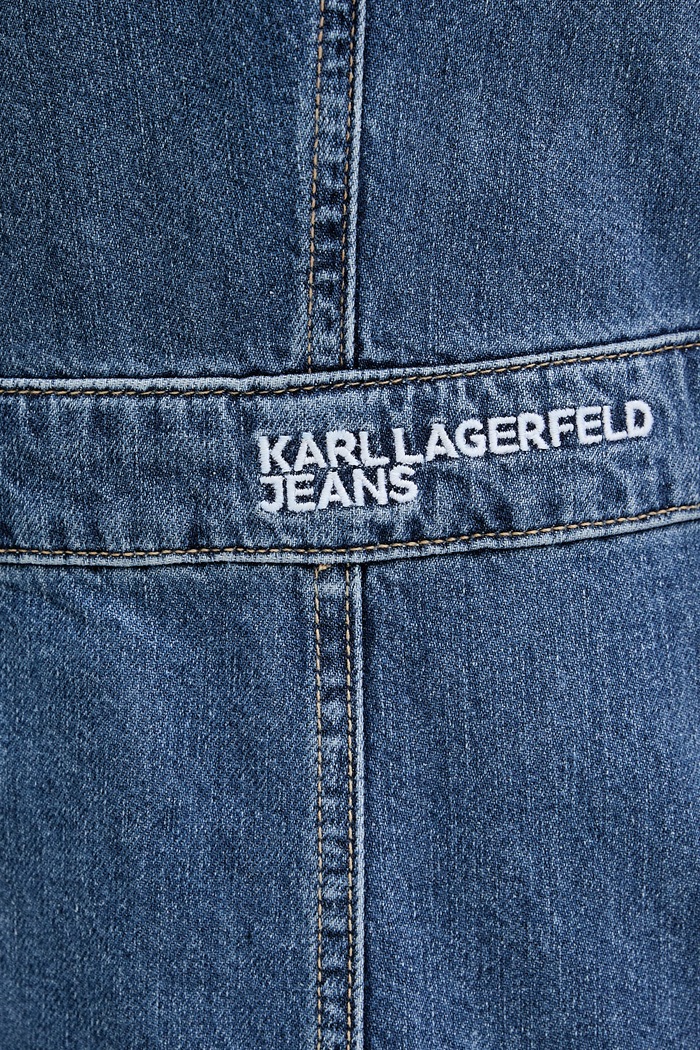 Φόρεμα τζιν Karl Lagerfeld Jeans B2W13055 μπλε