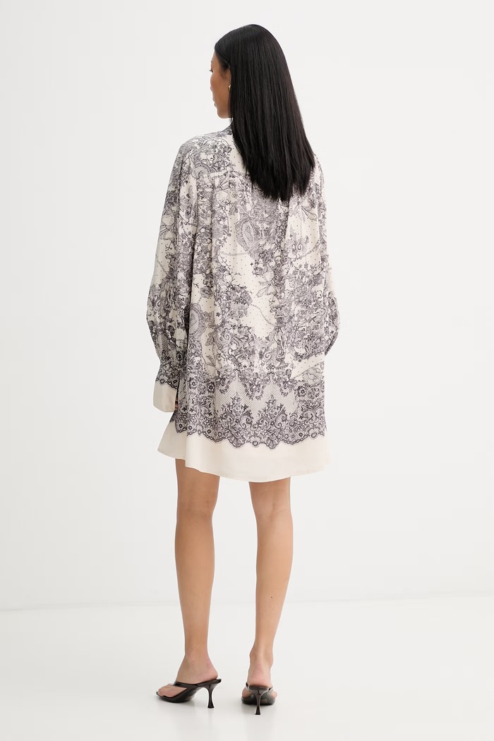 Îmbrăcăminte blugirl Blumarine rochie din vâscoză RA6130.T523A bej