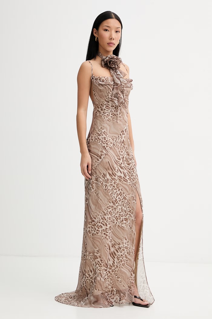 blugirl Blumarine rochie RA6179.TS121 bej SS26