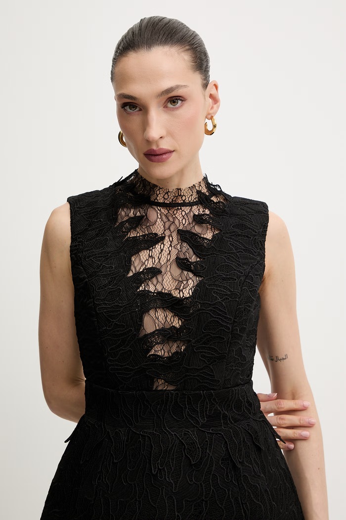 Bardot šaty čierna 60281DB