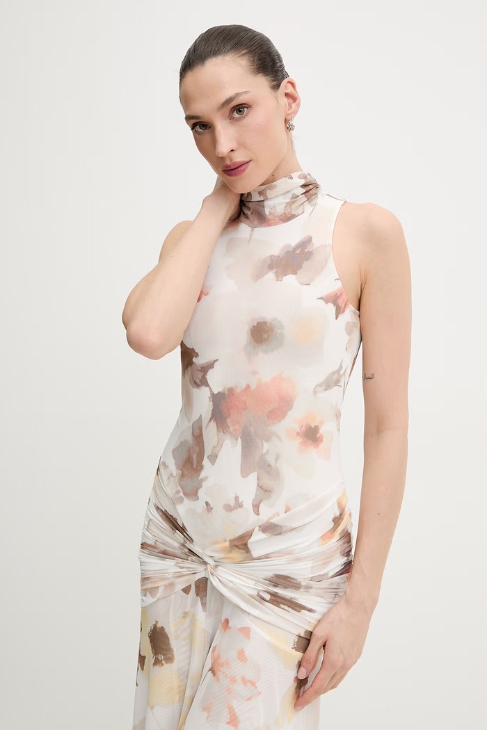 Bardot šaty béžová 60373DB1