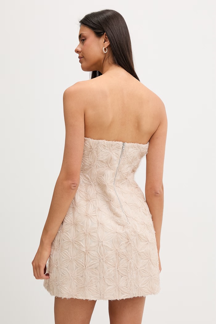 Îmbrăcăminte Bardot rochie evazată 60099DB6 bej
