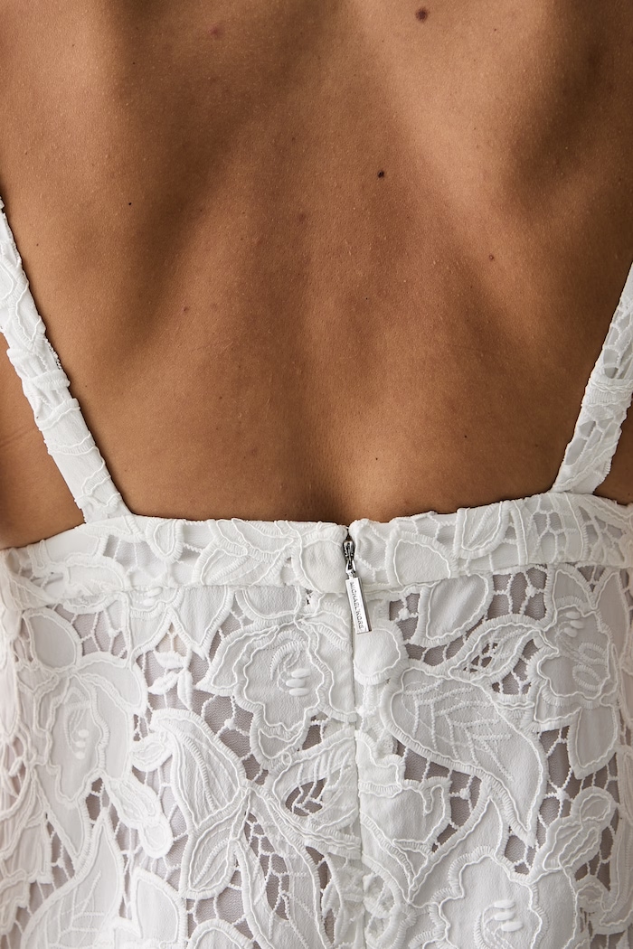 MICHAEL Michael Kors sukienka letnia MS683DZKR1 biały