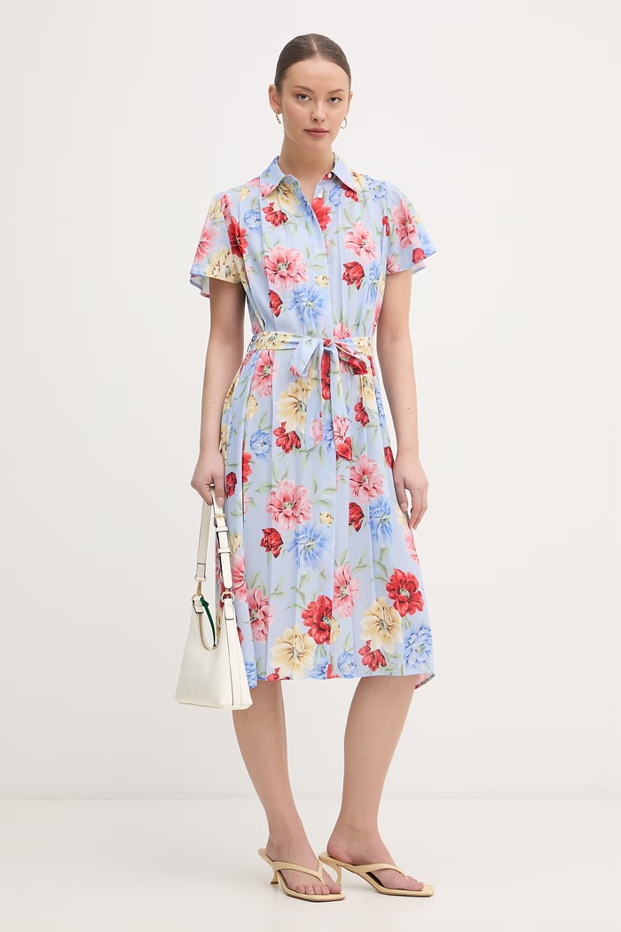 Gant šaty 4503498 modrá SS26