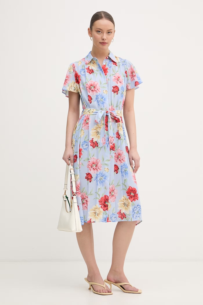 Gant šaty 4503498 modrá SS26