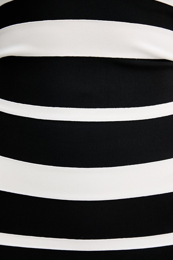 Herve Leger priliehavé šaty HLT8570434 čierna