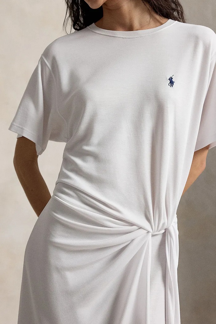 Polo Ralph Lauren φόρεμα λευκό 211B18063