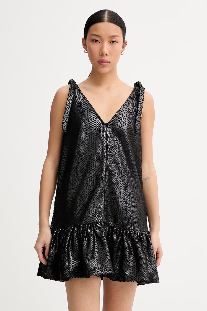 Stand Studio rochie babydoll negru 66648.8996